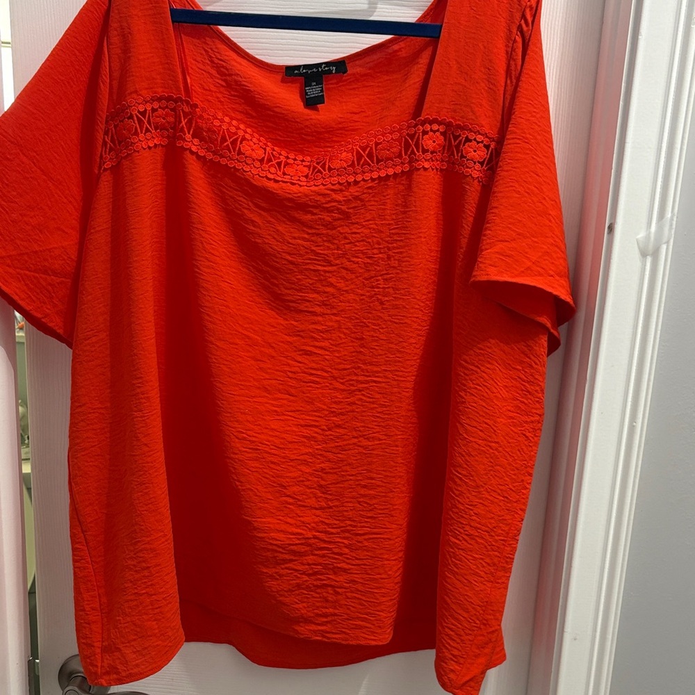 A Love Story Orange Top